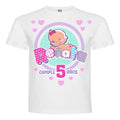Polera The Bellies Niñas Cumpleaños Personalizada Algodon
