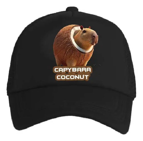 Jockey Gorro Niños Capibara Capybara Coconur Brainrot