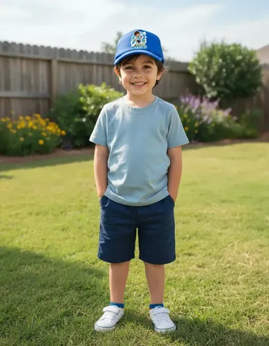 Jockey Personalizado Futbol Argentina Niño Ajustable Azul S Futbol Argentina