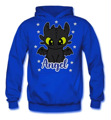 Polerón Canguro Chimuelo Dragon Personalizado Niños