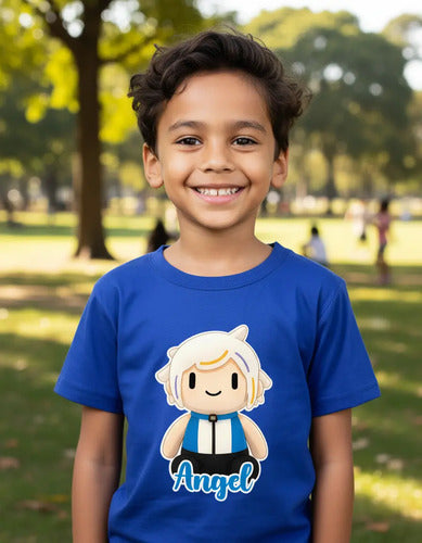 Polera Chuy Mine Personalizada Niños Algodón 100%