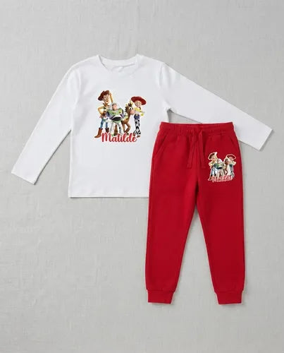 Pijama Largo Toy Story Niñas Personalizado Algodón