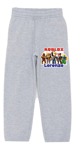 Buzo Roblox Niño Poleron Pantalon Personalizado