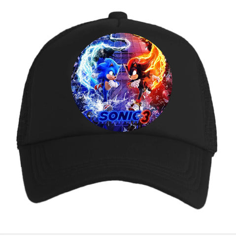 Jockey Gorro Niños Sonic 3 Pelicula Shadow