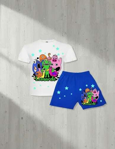 Pijama Garten Of Banban Niños Personalizado 100%  Algodón