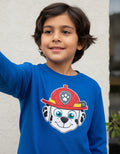 Polera Manga Larga Algodón Niños Marshall Paw Patrol