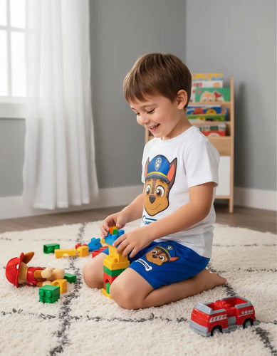 Pijama Chase Paw Patrol Personalizado 2 Niños 100% Algodón