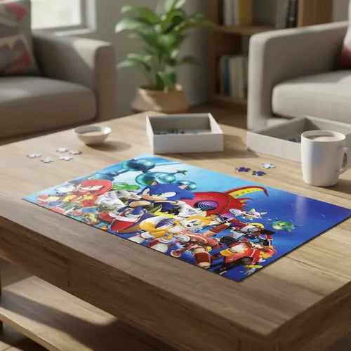 Puzzle Rompecabezas Sonic Y Amigos Niños Regalo