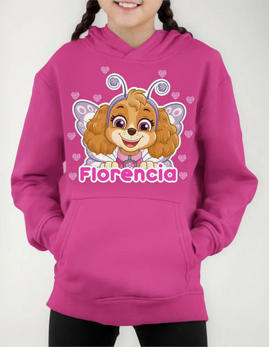 Polerón Skye Paw Patrol Hada Niñas Personalizado Algodón