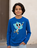 Polera Manga Larga Algodón Niños Gumball