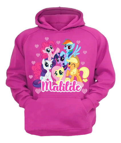 Polerón My Little Pony  Personalizado Algodón Niñas