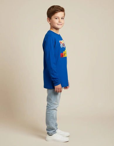 Polera Manga Larga Algodón Niños Numberblocks