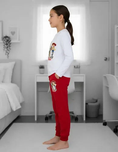 Pijama Largo Toy Story Niñas Personalizado Algodón