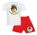Pijama Corto Niños Algodon Roblox Cabeza