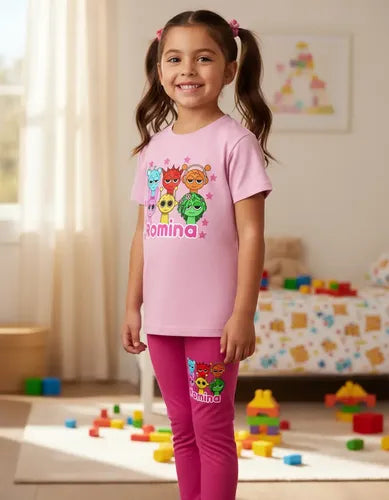 Polera Calza Larga Sprunki Niña Personalizado