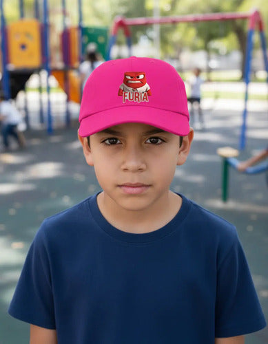 Jockey Gorro Niños Intensa Furia Regalo Pelicula Mente