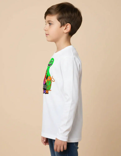 Camiseta Polar Manga Larga Polera Niño Garten Of Banban 2