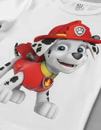 Pijama Corto Niños Algodon Paw Patrol Marshall