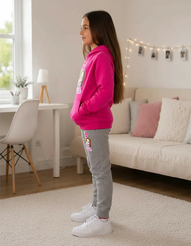 Buzo Lara Campos Niñas Personalizado Pantalon Poleron Conj