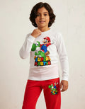 Pijama Largo Mario Bros - Yoshi Personalizado 100% Algodón
