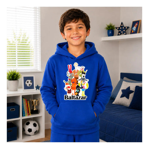 Polerón 31 Canguro Minutos Personalizado Nombre Niños