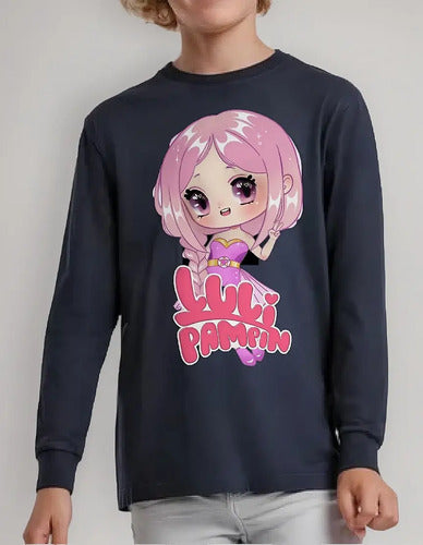 Polera Manga Larga Algodón Niñas Luli Pampin 2