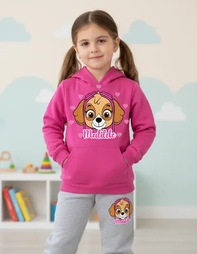 Buzo Skye Paw Patrol Pantalon Personalizado Niñas