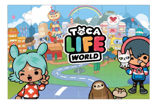 Puzzle Rompecabezas Toca Boca World Life Niños Regalo