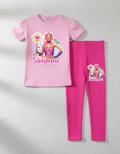 Polera Y Calza Luli Pampin Conjunto Niñas Personalizado