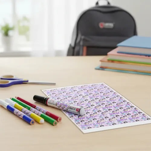 Etiquetas Escolares Personalizadas Huntrix Guerreras K Pop