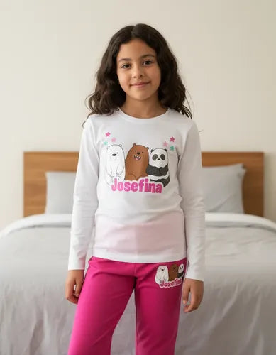 Pijama Largo Escandalosos Niña Regalo Cumpleaños Navidad