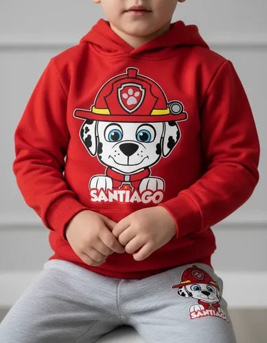 Buzo Marshall Paw Patrol Poleron Pantalon Personalizado Niño