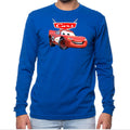Polera Manga Larga Algodón Niños Cars Rayo Mcqueen