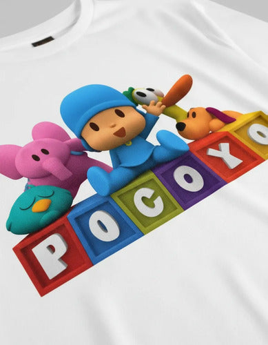 Camiseta Polar Manga Larga Polera Niño Pocoyo