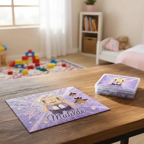 Puzzle Rompecabezas Personalizado Chuymine Niña Nombre