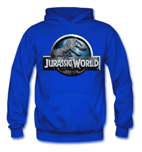 Polerón Canguro Algodón Niños Jurassic World