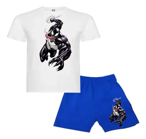 Pijama Corto Niños Algodon Venom Spiderman