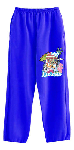 Pijama Largo Bluey y Bingo Personalizado 100% Algodón Niños