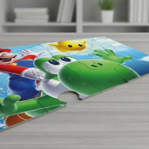 Puzzle Rompecabezas Mario Bros Y Yoshi Niños Regalo