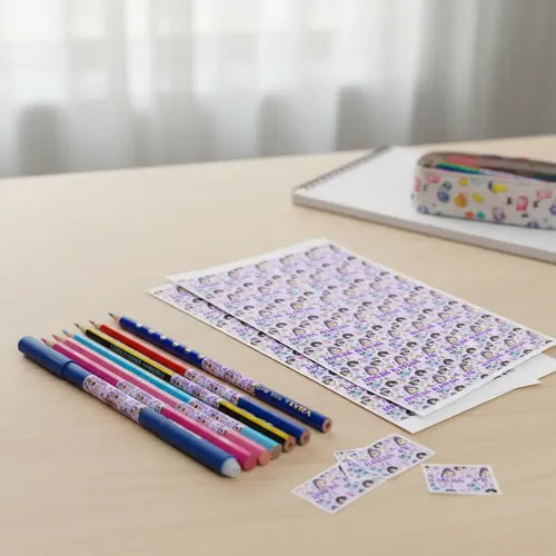 Etiquetas Escolares Personalizadas Huntrix Guerreras K Pop