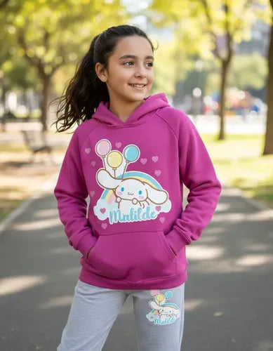 Buzo Cinnamoroll Poleron Pantalon Personalizado Niña