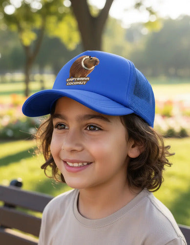 Jockey Gorro Niños Capibara Capybara Coconur Brainrot