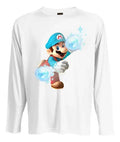 Camiseta Polar Manga Larga Polera Niño Mario Bros Hielo