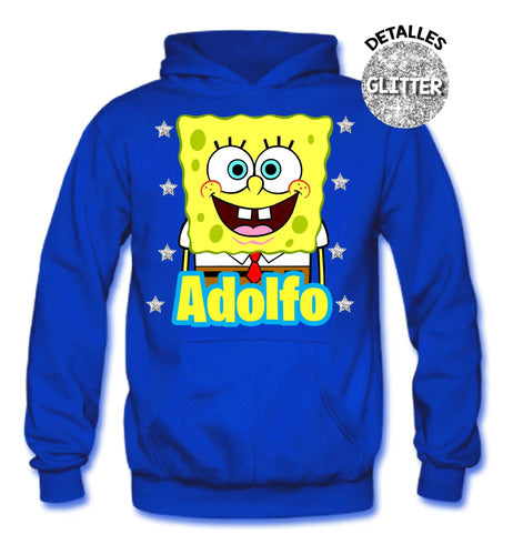 Buzo Bob Esponja Pantalon Personalizado Niños Poleron