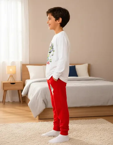 Pijama Largo Toy Story Niños Personalizado Algodón