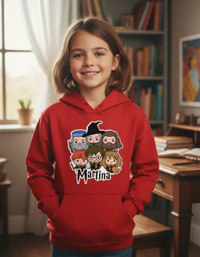 Polerón Harry Potter Amigos 2 Personalizado Niños
