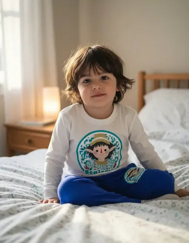 Pijama Largo Favio Duendes Mágicos  Algodón Personalizado