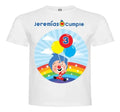 Polera Payaso Plim Plim Estampada Personalizada Cumpleaños