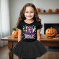 Disfraz Huntrix Halloween Polera Tutu Guerreras K Pop Personalizado Niñas