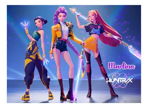 Puzzle Rompecabezas Huntrix Guerreras K Pop Personalizado 1